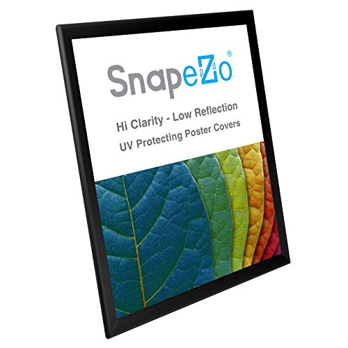 SnapeZo Photo Frame 18x24, Black, 1.25 Inch Aluminum Profile, Front-Loading Snap Frame, Wall Mounting, Professional Series - Image 3