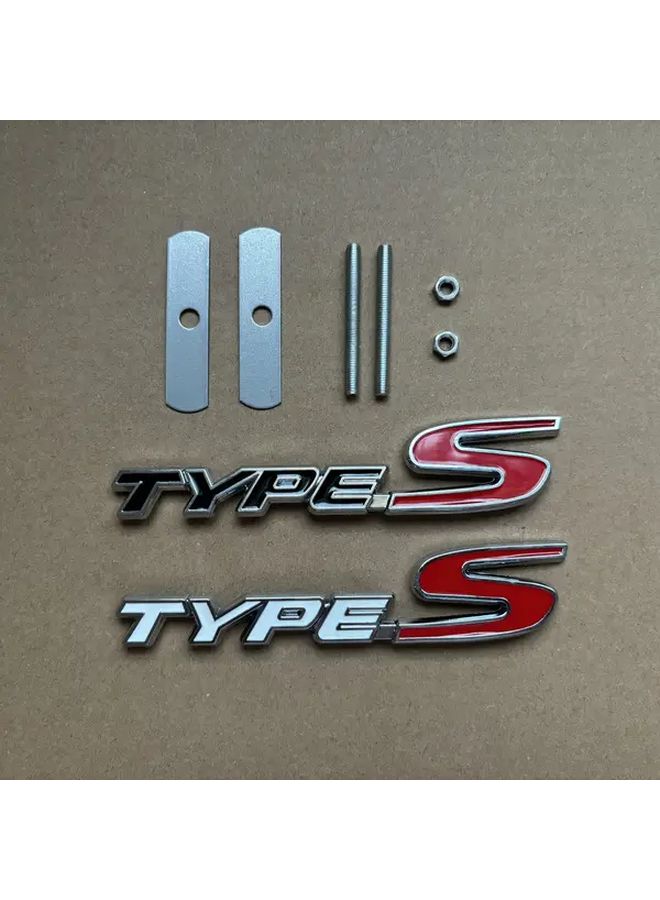 Silvery 3D Metal Front Grill Badge For Cars Durable Exterior Accessory Red Black Design - Image 3