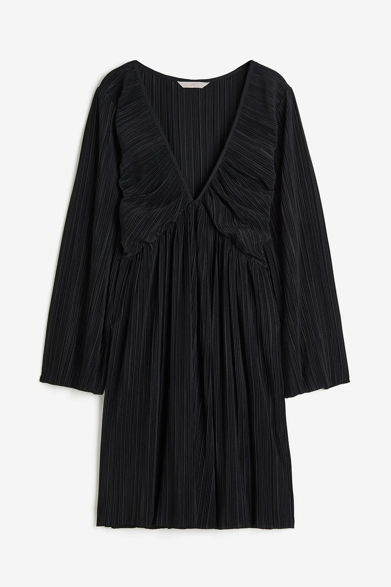 H&M Pleated Jersey Dress