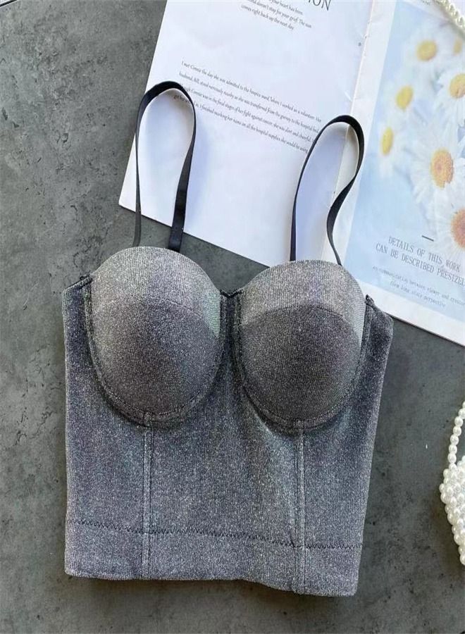 Loquat High Waist Slim Elastic Vest