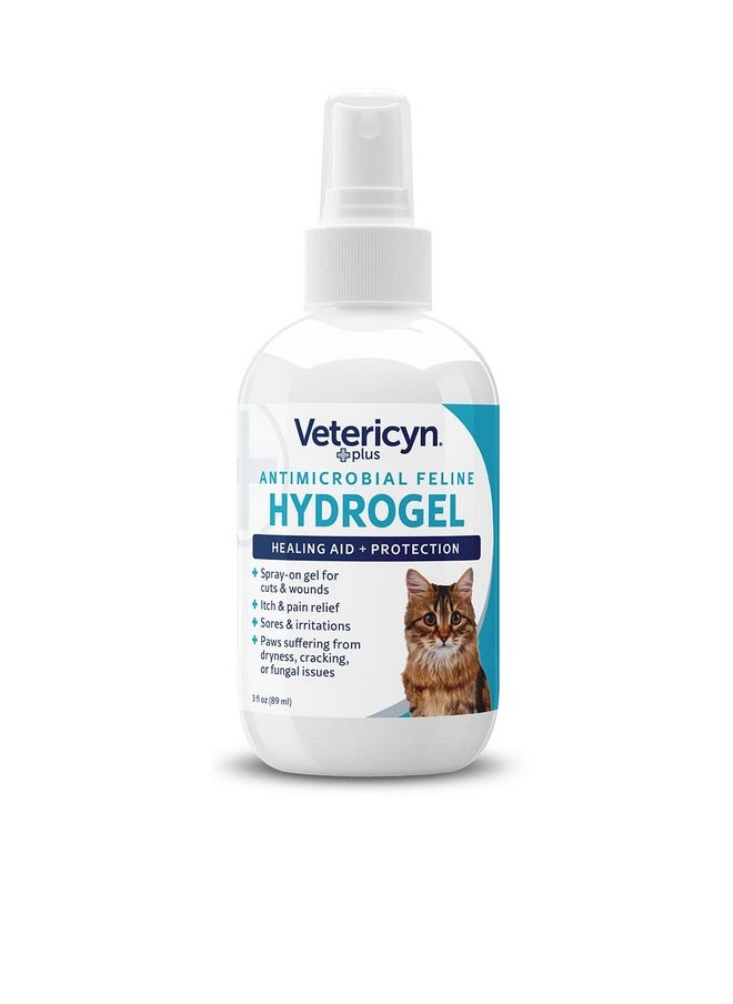 Vetericyn Plus Cat Wound Care Hydrogel Spray | Feline Healing Aid And Wound Protectant, Sprayable Gel To Relieve Cat Itchy Skin. 3 Ounces  - Image 3