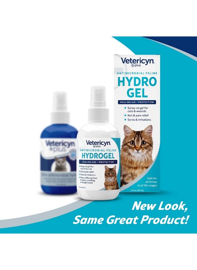 Vetericyn Plus Cat Wound Care Hydrogel Spray | Feline Healing Aid And Wound Protectant, Sprayable Gel To Relieve Cat Itchy Skin. 3 Ounces  - Image 2