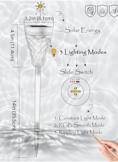 Generic Solar Pathway Lights 3 Modes light (Pack of 8 )  - Image 2