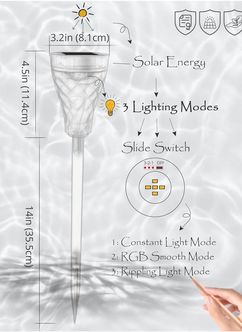 Generic Solar Pathway Lights 3 Modes light (Pack of 8 )  - Image 2