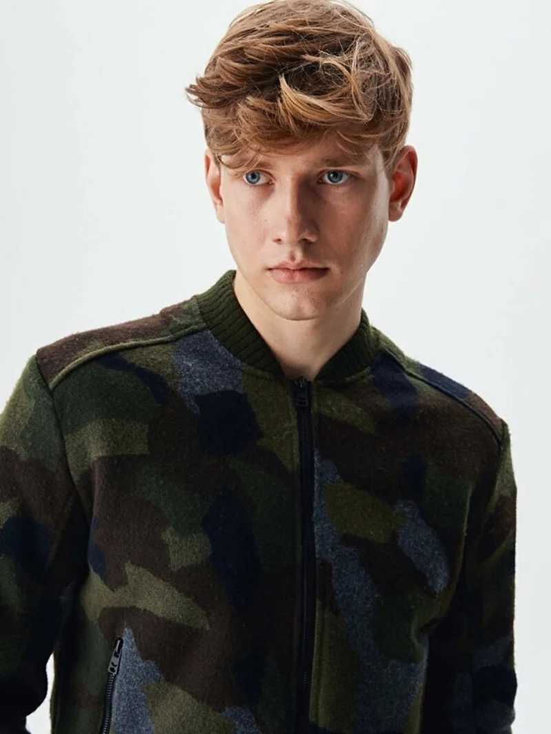 LTB Men's Patterned Mix Coat