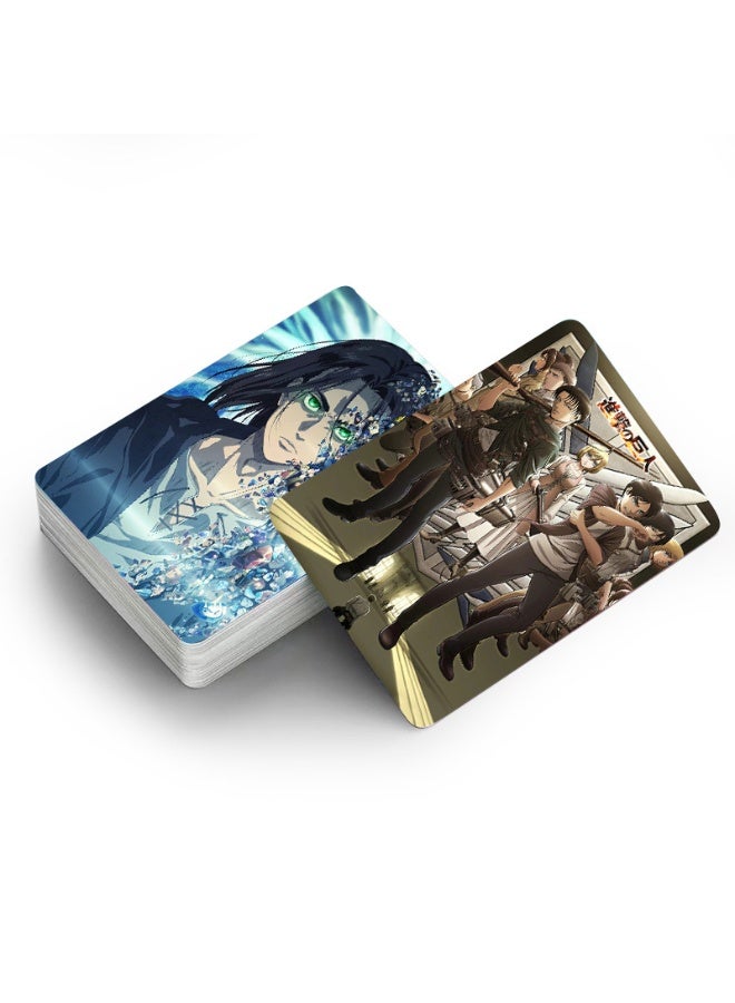 NIBEMINENT 30 Pcs Cartoon Attack on Titan Lomo Cards Card For Fans Collection Gifts - Image 2
