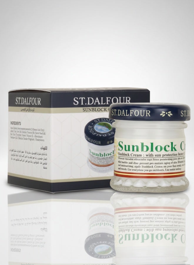 إس تي دالفور كريم سان بلوك سان دالفور SPF 60 PA ++ 30 مل حماية من الشمس وتفتيح وترطيب لجميع أنواع البشرة - Image 1