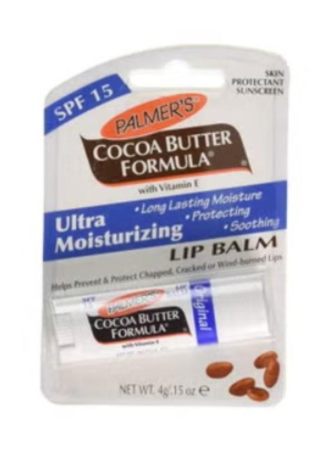PALMER'S - Palmer's Cocoa Butter Formula Ultra Moisturizing Lip Balm with Vitamin E SPF15 1 pcs - Image 1