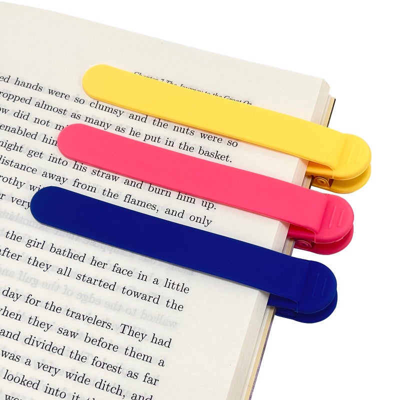 كيوان إل أس علامات مرجعية ذكية أوتوماتيكية من السيليكون من QiyuanLS 3 للقراءة (أصفر، أحمر، أزرق) - Image 1