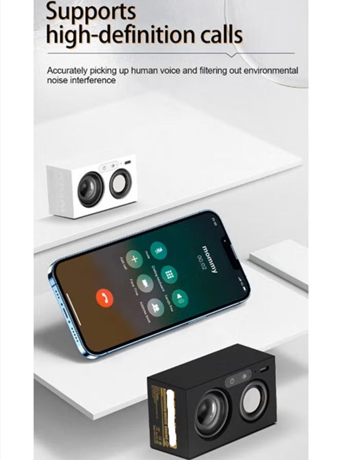 باسيكس مكبر صوت Bluetooth محمول X2 Mini - مزود بتقنية تحسين الصوت بالذكاء الاصطناعي، وبطارية تدوم 6 ساعات، ودعم المكالمات الصوتية، وهيكل معدني مقاوم للسقوط ليصاحبك في جميع مغامراتك (أسود) - Image 5