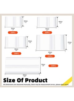 Tanstic 1250Pcs PVC Clear Perforated Shrink Band for Jars, 5 Sizes Heat Shrink Wrap Bands Shrink Seal Bands for Bottles Jars Seal (250Pcs of Each Size)  - Image 2