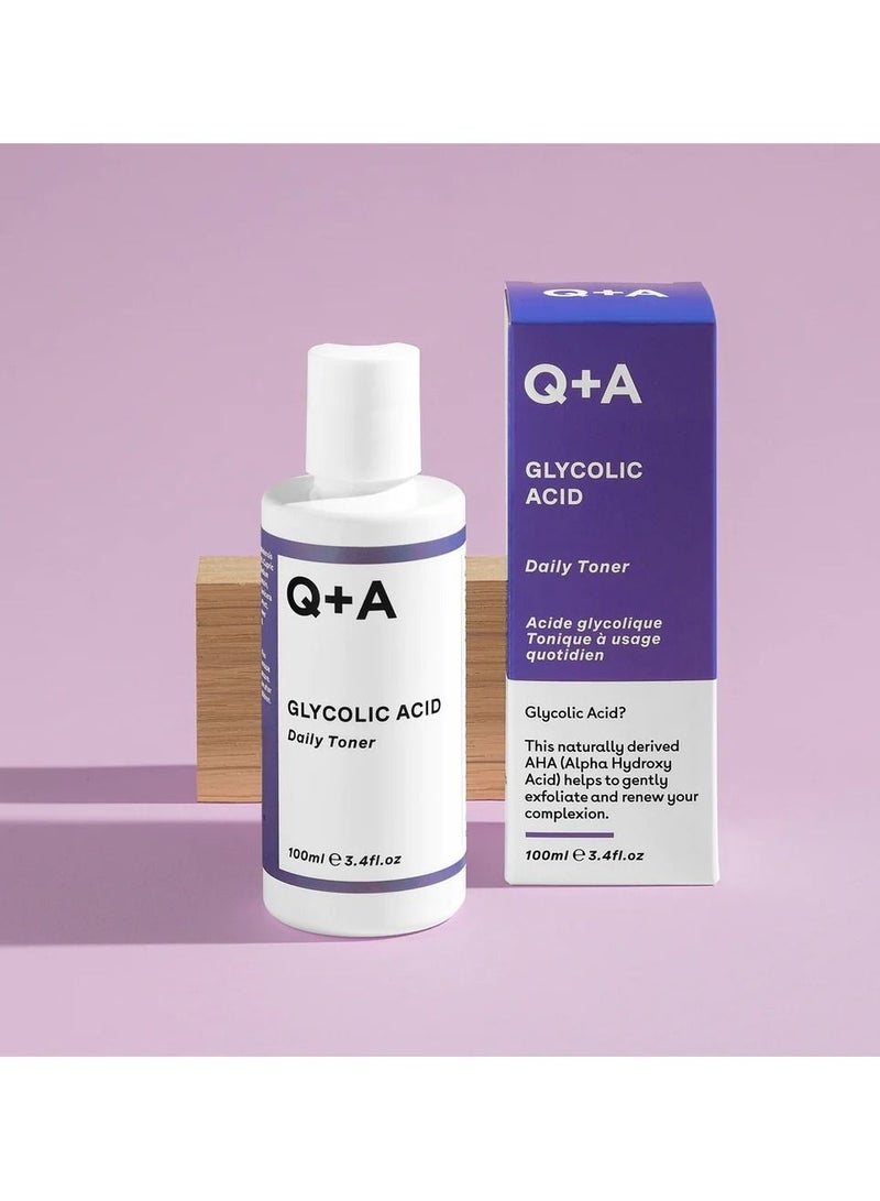 Q+A Glycolic Acid Toner To Exfoliate And Renew Skin Cells - 100 ml - Image 2