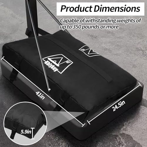 Kbiykuy Basketball Hoop Weight for Base HeavyDuty Anchor Bag for Portable Hoops 1860d Oxford Fabric AllWeather Stabilizer - Image 3