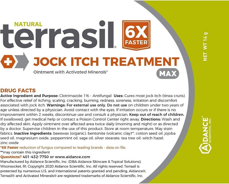 تيراسيل terrasil Jock Itch Antifungal Cream Extra Strength + Antifungal Soap 2-Product Care Kit with Clinically Proven Clotrimazole for Effective Jock Itch Treatment  Relief (.5oz Tube + 75g bar) - Image 5
