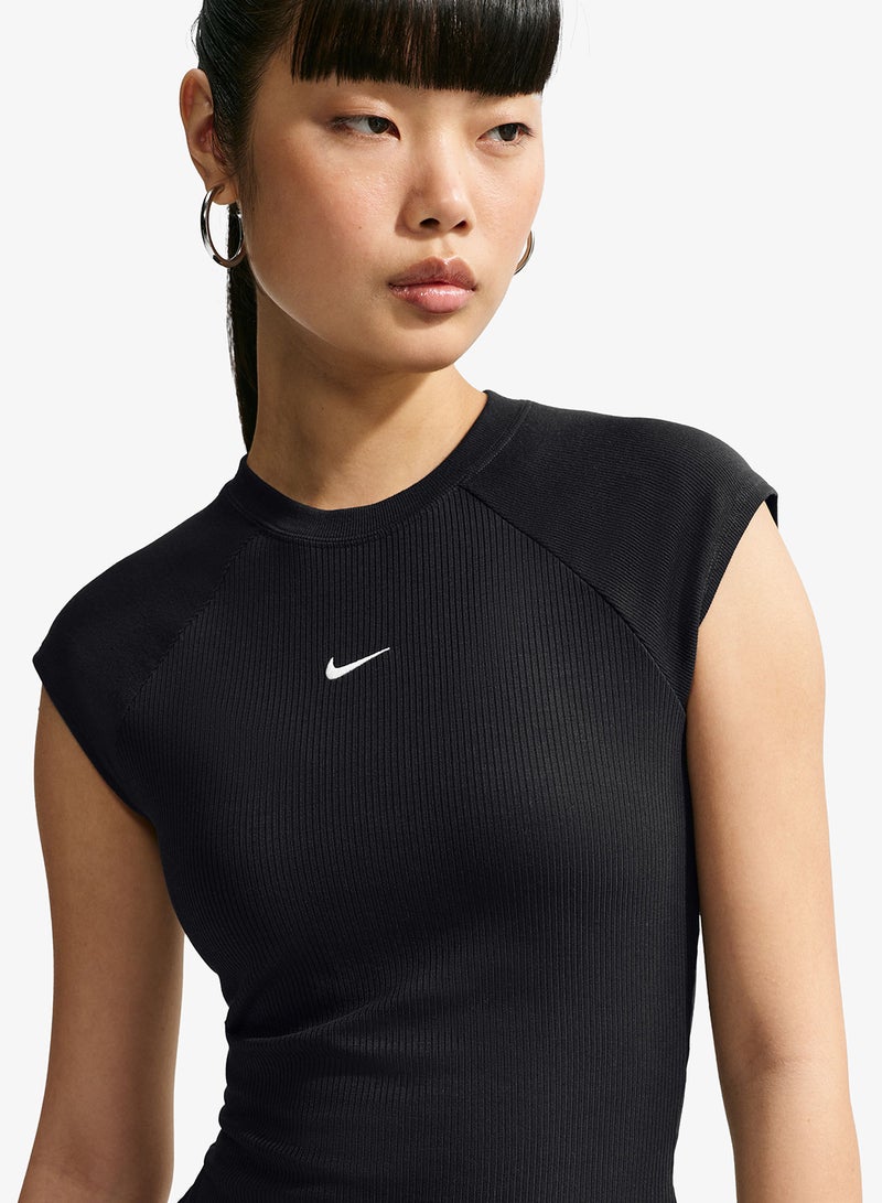 Nike Nsw Chill Knit Ribbed T-Shirt - Image 3
