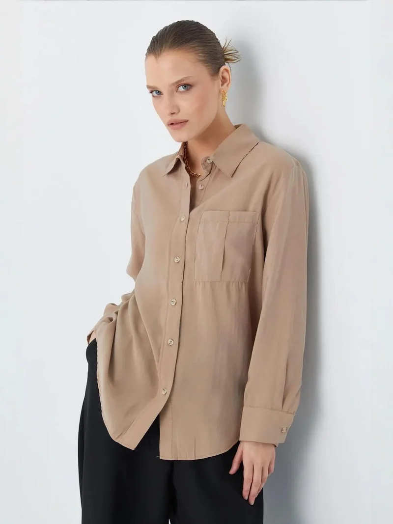 MixRay Mixray Relaxed Fit Shirt with Pocket