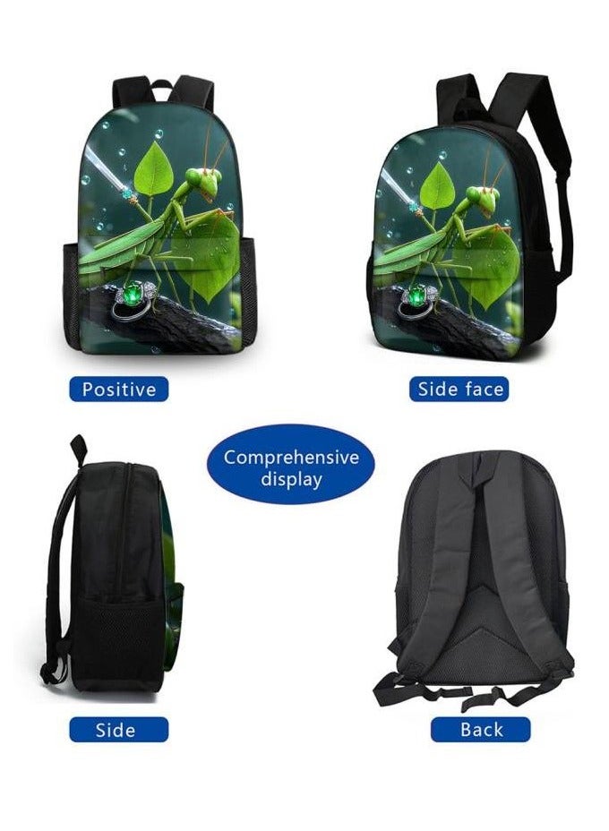 The latest universal cartoon new three-piece schoolbag (for students, teenagers, children) - 406  - Image 3