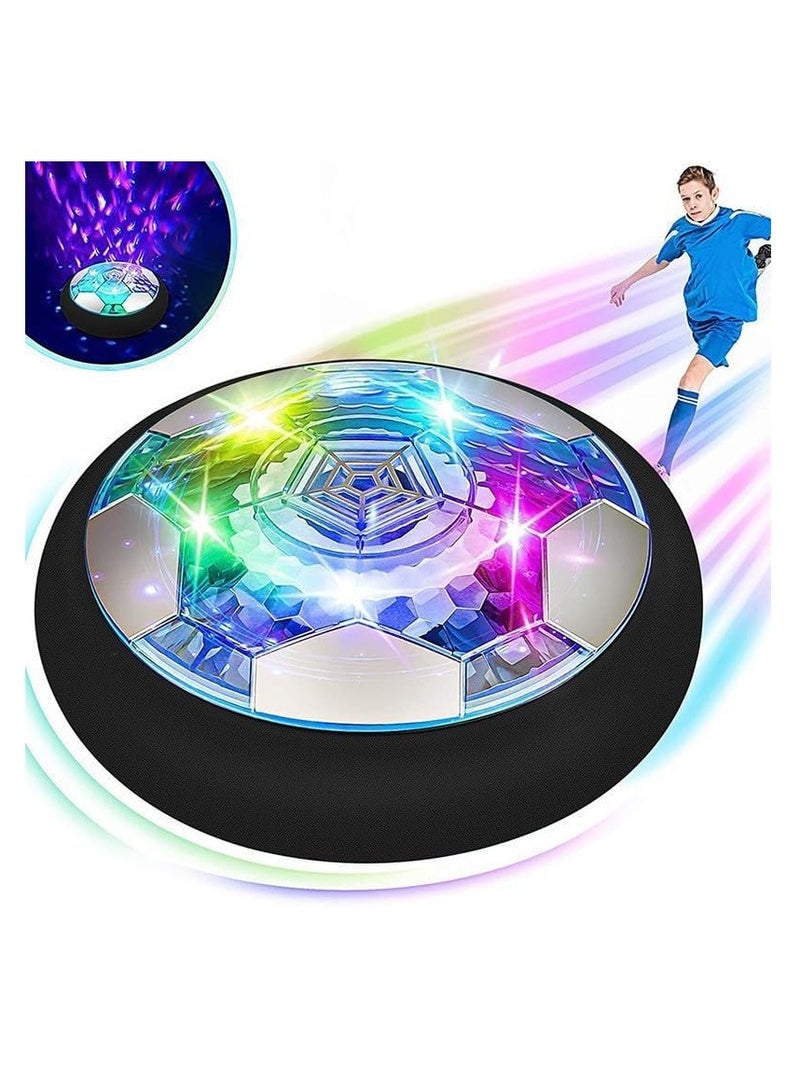 McDou Suspended Football Toy Rechargeable Air Football with Colorful LED Lights and Soft Foam Bumper Kids Birthday Gift Boys Girls 3-12 Years Old Rechargeable Air Football - Image 2