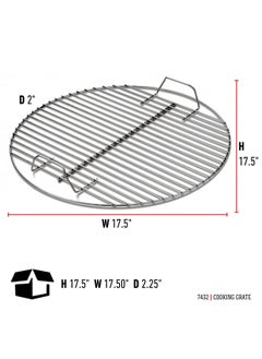 Weber Cooking Grate, 17.5 inches, Heavy Duty Plated Steel  - Image 2