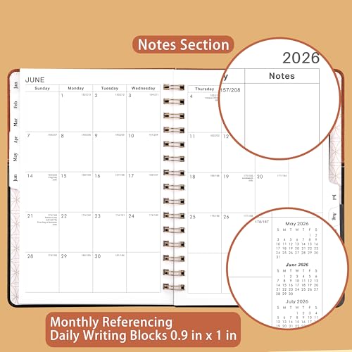 Lemome 2026 Planner - 2026 Planner Weekly and Monthly from January to December 2026, Calendar Planner with Inner Pocket, 6.1'' x 8.3'' - Image 4