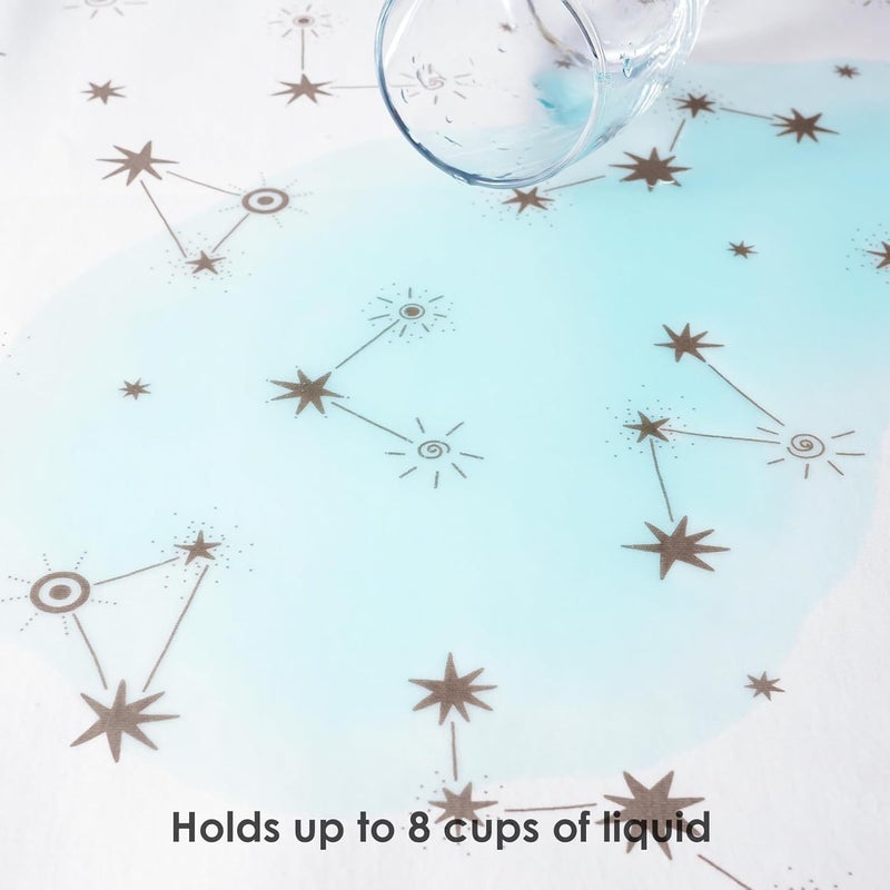 ROCCED Baby Waterproof Bed Pad Washable Reusable 31"x40" Large Toddler Mattress Protector Incontinence Pads Sheet Cover Underpads for Kids Constellation - Image 3