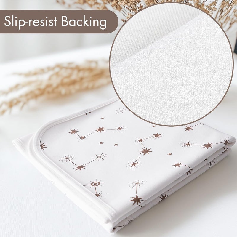 ROCCED Baby Waterproof Bed Pad Washable Reusable 31"x40" Large Toddler Mattress Protector Incontinence Pads Sheet Cover Underpads for Kids Constellation - Image 4