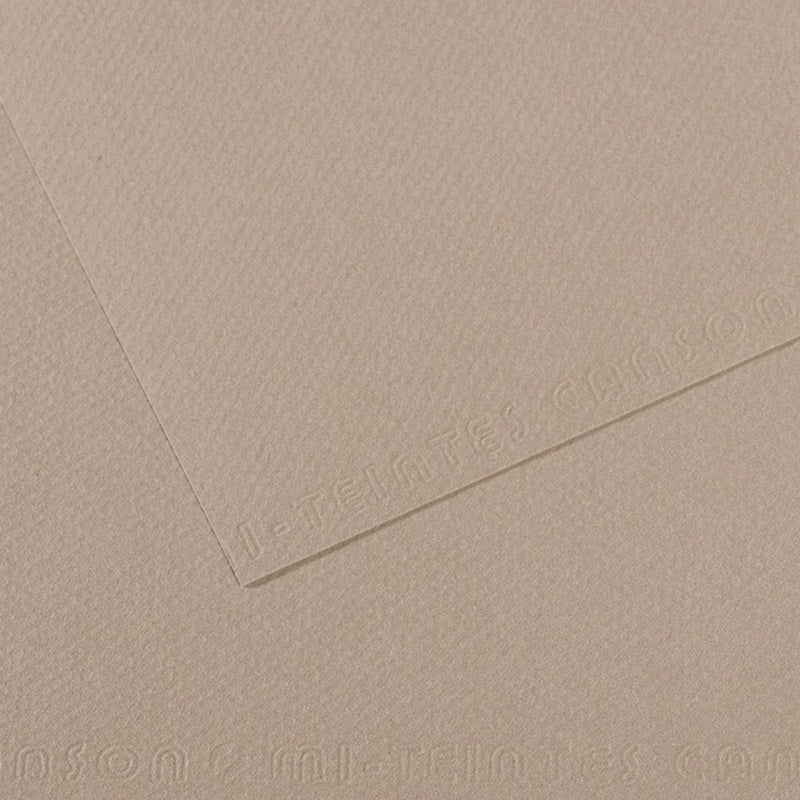 CANSON أوراق الرسم كانسون مي تينتس 812 × 11 رمادي فانيلا 25 ورقة - Image 1