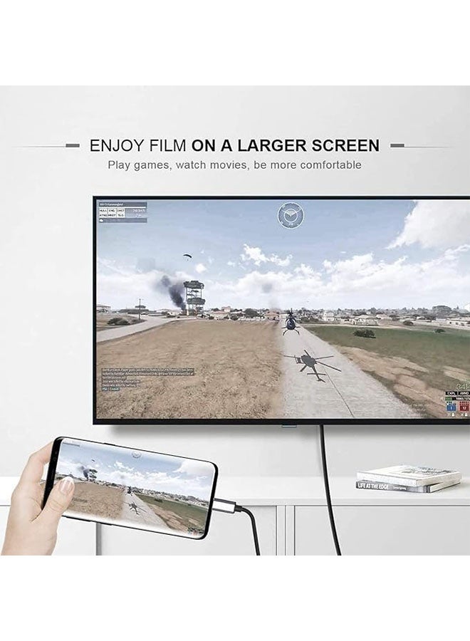 USB C to HDMI Adapter for Monitor, 4K HDMI to USB C Laptop Docking Stations for MacBook pro, iPad air, Chromebook XPS TV ect - Image 4