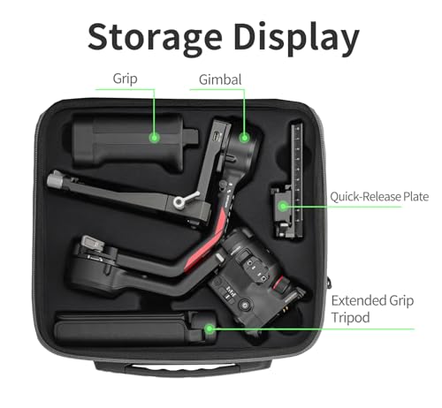 Honlyn RS 4 Case compatible with DJI RS 4 Ronin Stabilizer Carrying Case Accessories Storage Bag - Image 3