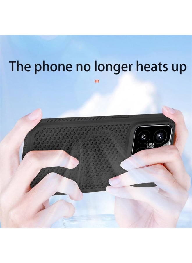 عام غطاء شاومي 15 المبرد مع حلقة مغناطيسية، شبكة خلية نحل لتبديد الحرارة، غطاء صلب رفيع مقاوم للصدمات من مادة PC. - Image 4