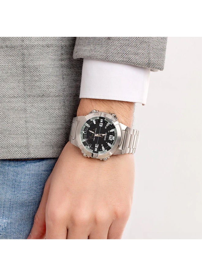 CASIO ساعة أنالوج من الفولاذ المقاوم للصدأ AMW-870D-1AVDF - Image 2