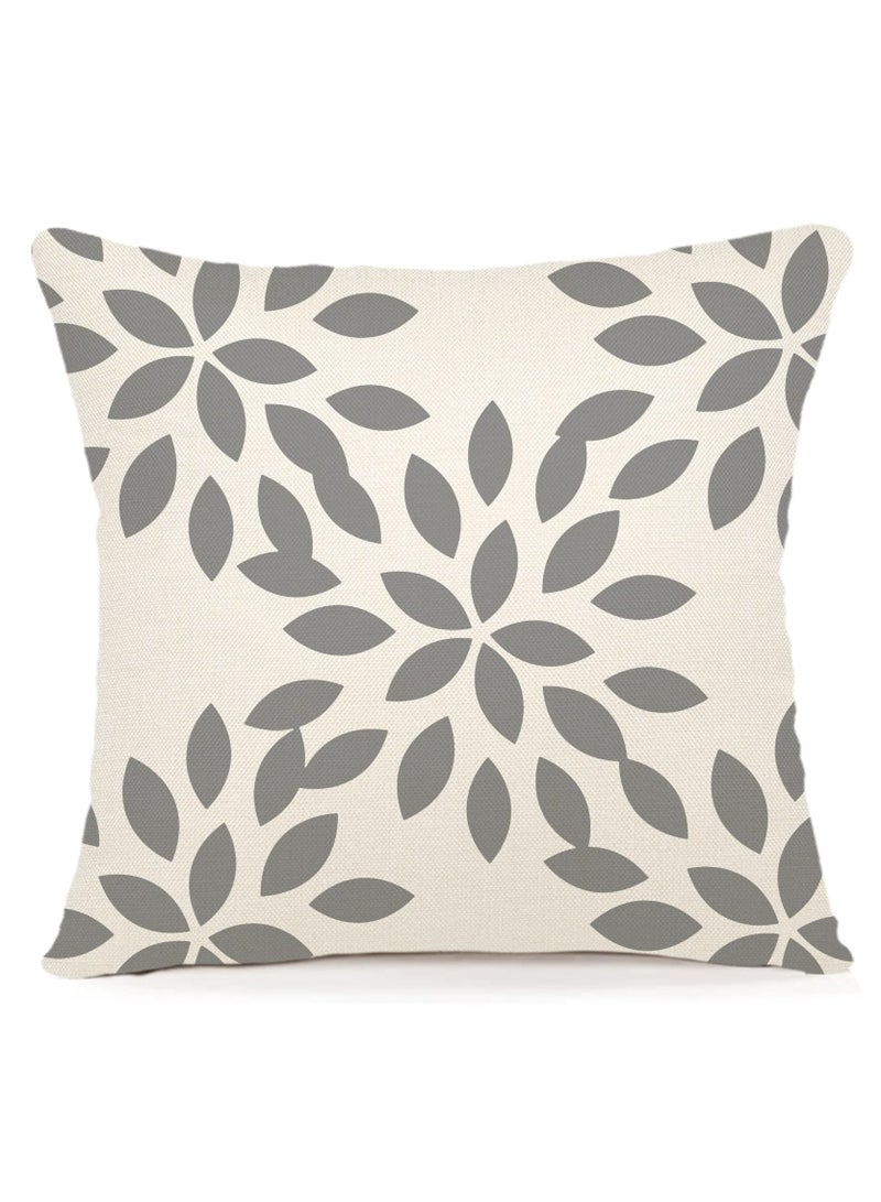 Bukela Throw Pillow Cover, Fall Decor for Home, Modern Sofa Throw Pillow Cover, Decorative Outdoor Linen Fabric Pillow Case for Couch Bed Car 45x45cm Set of 4 - Image 5