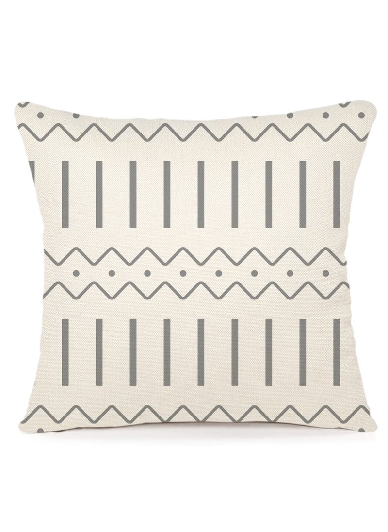 Bukela - Throw Pillow Cover, Fall Decor for Home, Modern Sofa Throw Pillow Cover, Decorative Outdoor Linen Fabric Pillow Case for Couch Bed Car 45x45cm Set of 4 - Image 1