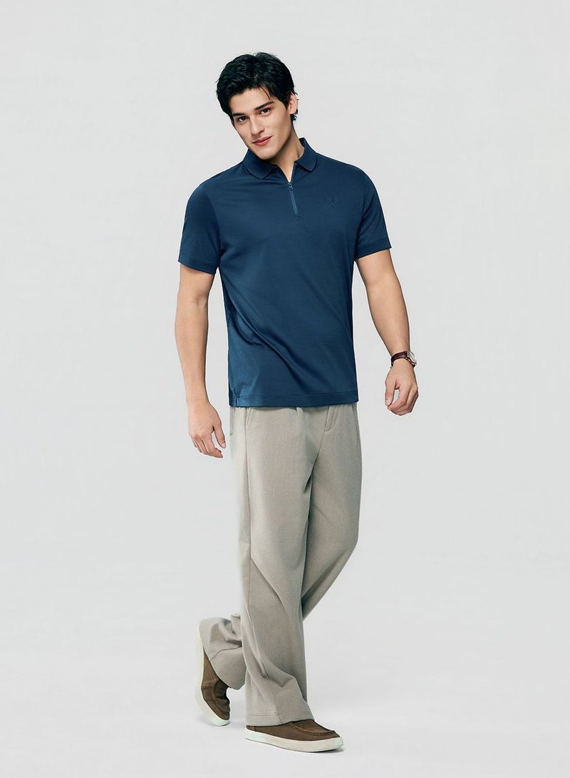 GIORDANO Men Regular Interlock Liquid Touch Polo - Image 2