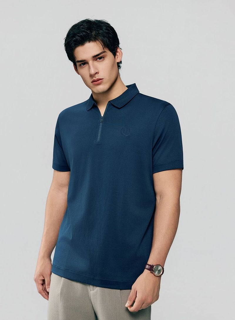 GIORDANO Men Regular Interlock Liquid Touch Polo - Image 1