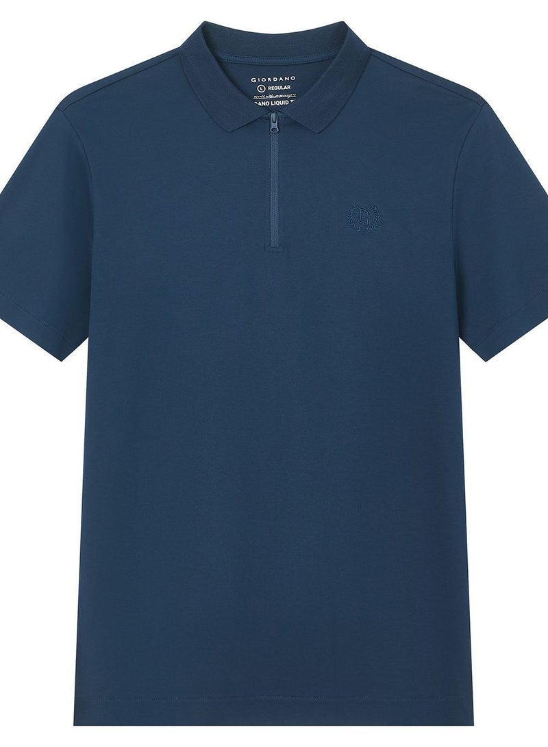 GIORDANO Men Regular Interlock Liquid Touch Polo - Image 3