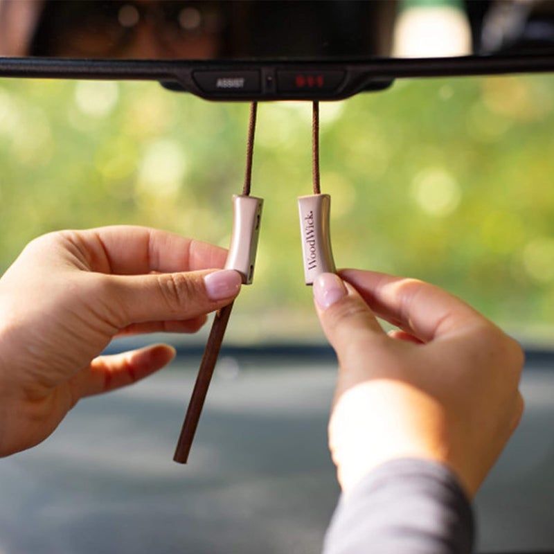 WoodWick Auto Reeds Refills Car Air Freshener - Fireside - 2 Count - Image 3