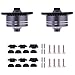 Mesimsple 2PCS 7075 Alum Differential Gear Kit for Tamiya XV02 TT02 TT02B Front Rear Diff RC Car Upgrade Parts - Image 2
