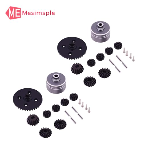 Mesimsple 2PCS 7075 Alum Differential Gear Kit for Tamiya XV02 TT02 TT02B Front Rear Diff RC Car Upgrade Parts - Image 5