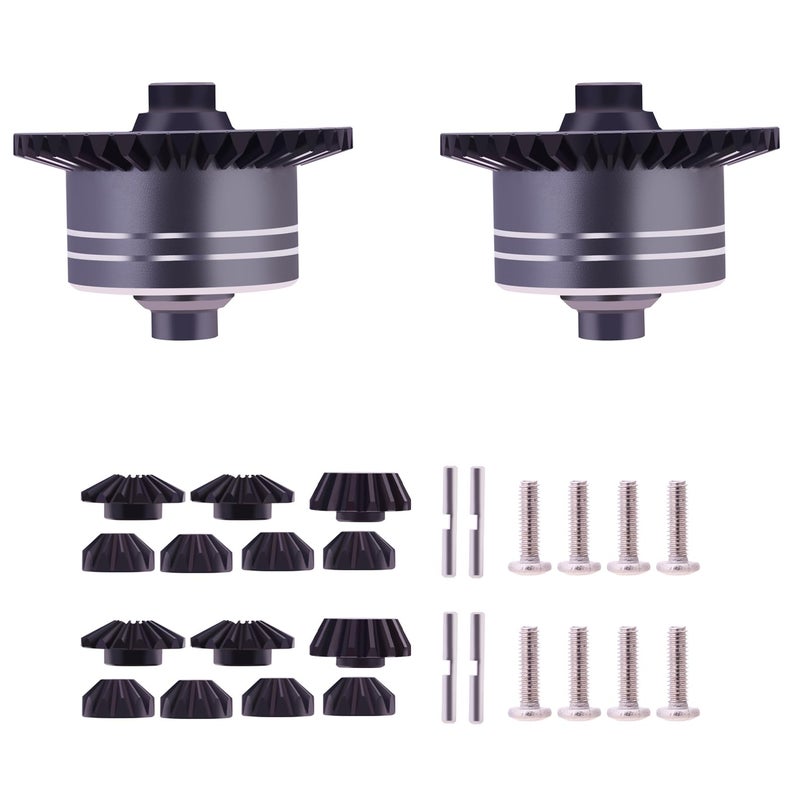 Mesimsple 2PCS 7075 Alum Differential Gear Kit for Tamiya XV02 TT02 TT02B Front Rear Diff RC Car Upgrade Parts - Image 3