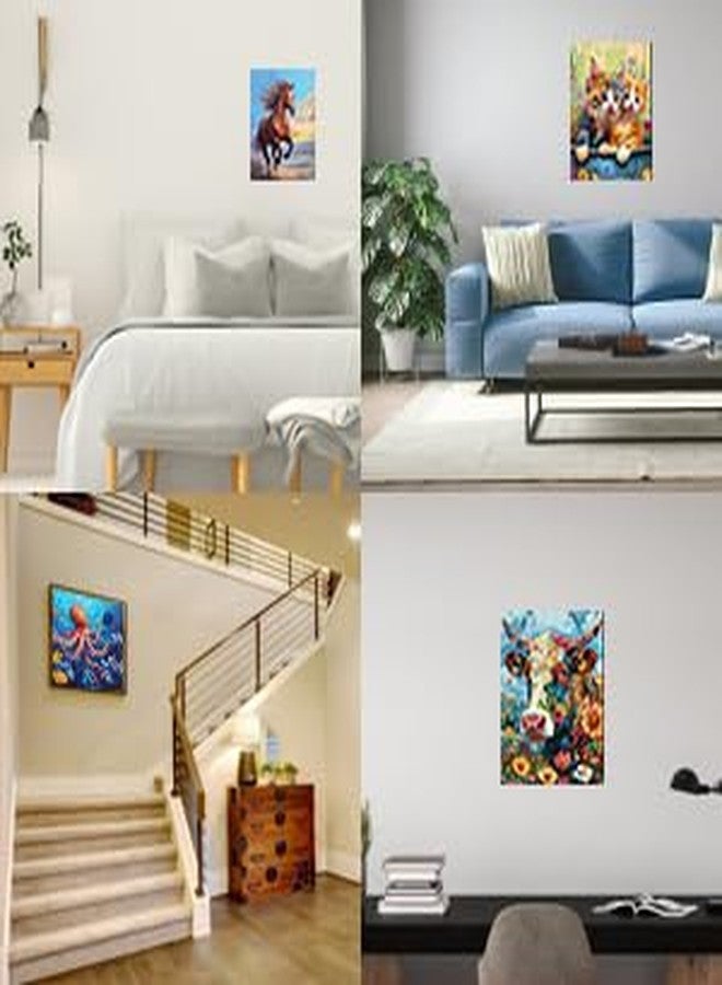 Newsight Paint by Numbers for Adults & Kids & Beginners DIY Acrylic Painting Gift Kits (Color Octopus, 12" Wx16 L) - Image 5