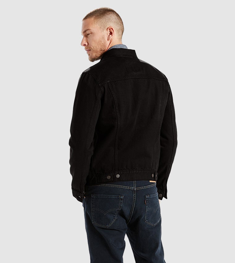 Levi's Soild Long Sleeves Trucker Jacket - Image 2