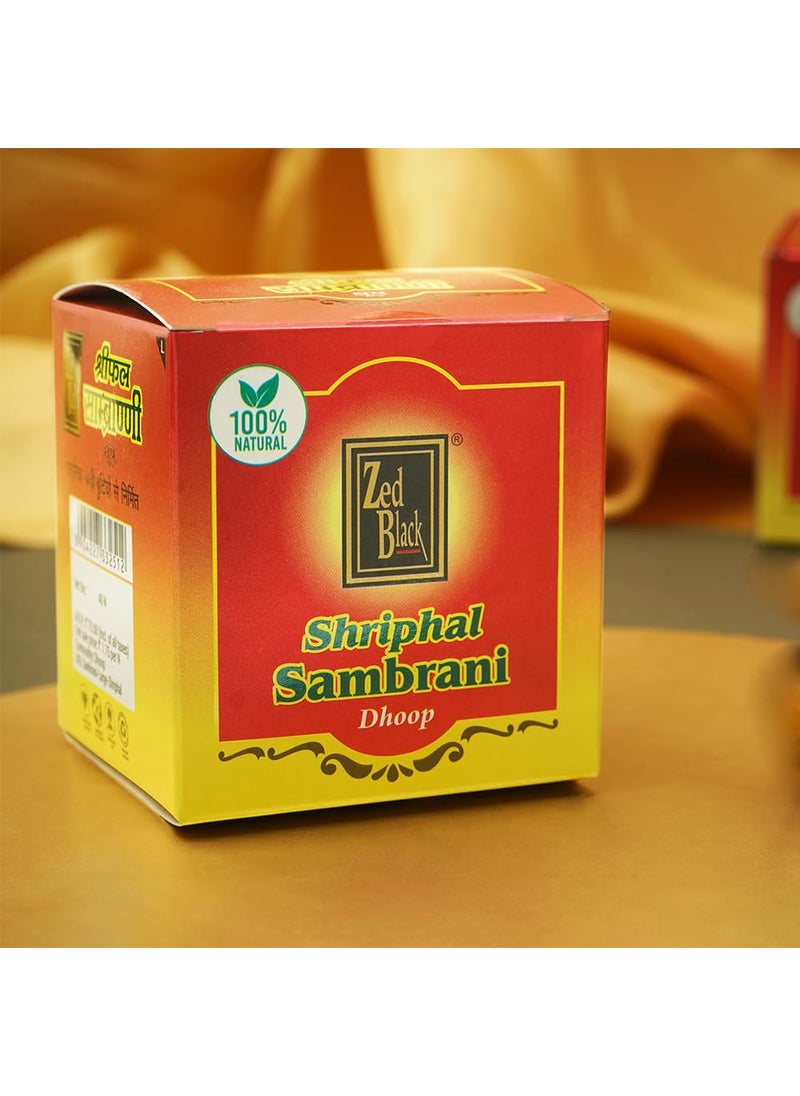 Zed Black - Zed Black Shriphal Sambrani Dhoop Sticks in Jar Packets - Combo Dhoop Sticks - Pack of 2 - Image 1