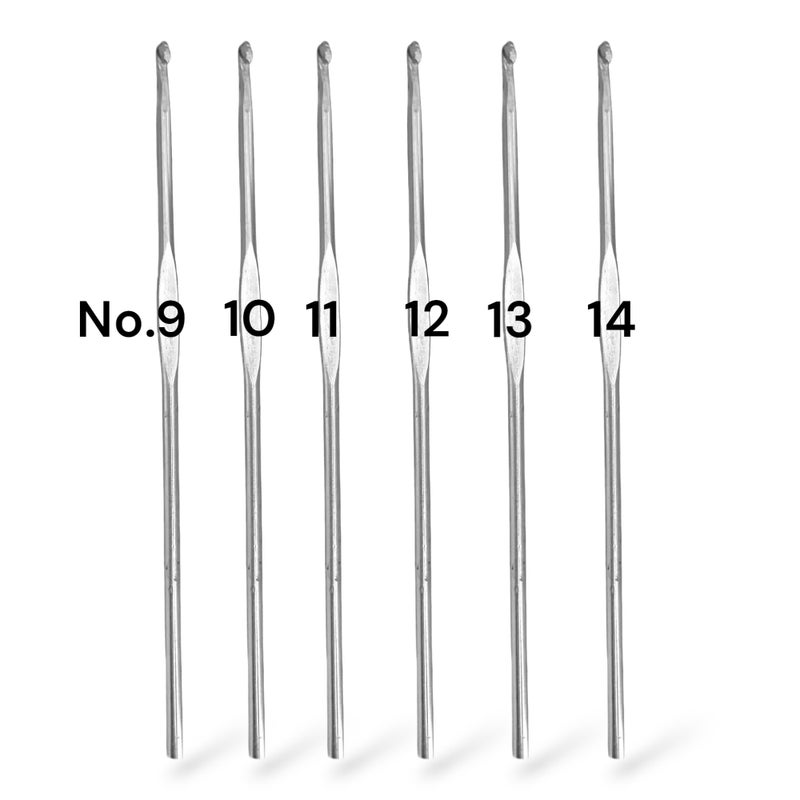 ADW CRAFT'S Stainless Steel Crochet Hook for Wool(No.12 (2.5mm))|Stainless Steel Crochet Needle|Steel Crochet Hook|Crochet Hook Single|Steel Crochet Needle| - Image 2