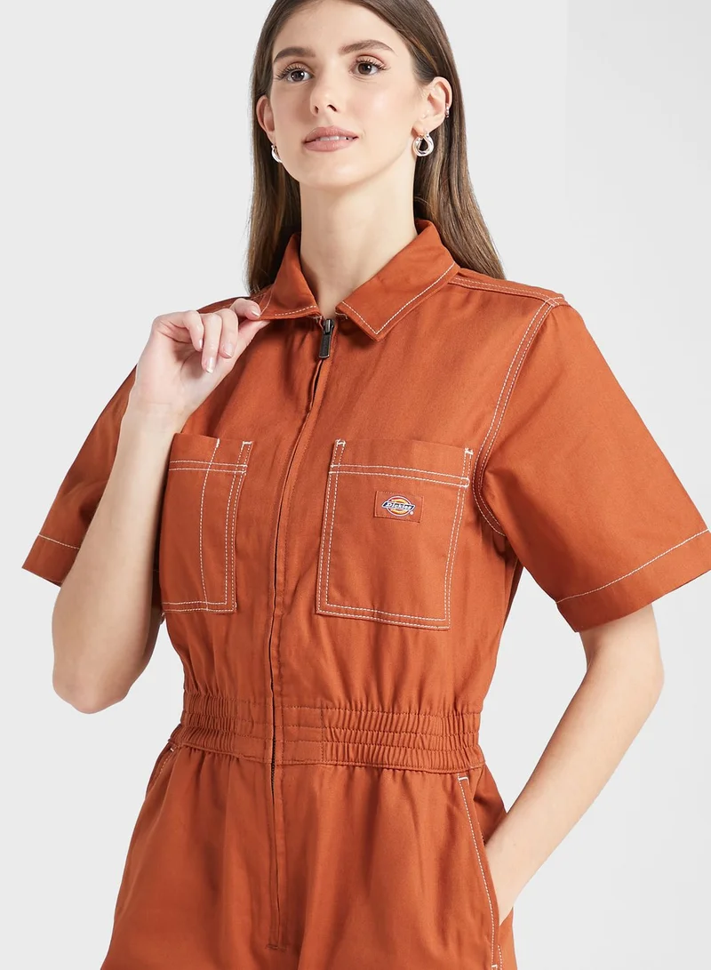 Dickies Florala Jumpsuit Dungaree