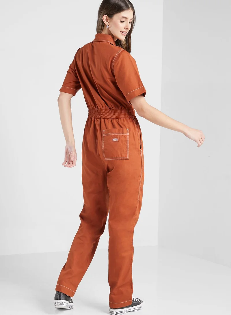 Dickies Florala Jumpsuit Dungaree