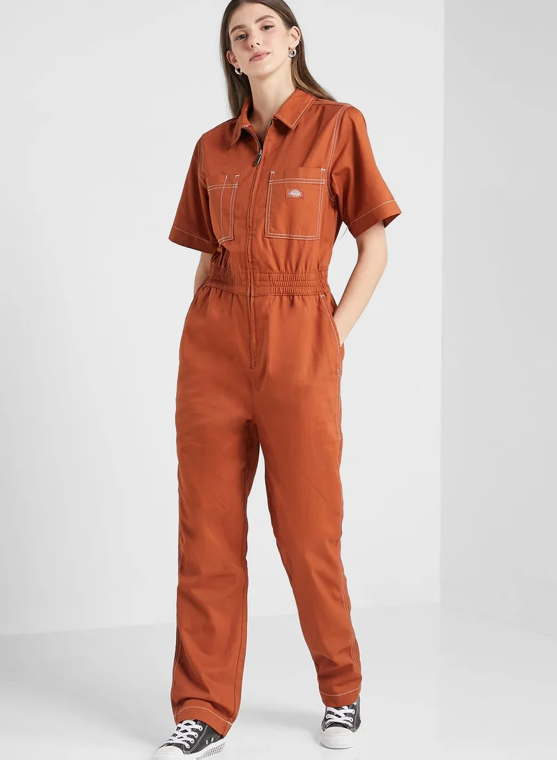 Dickies Florala Jumpsuit Dungaree