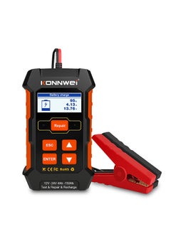 KONNWEI KW520 12V 24V Car Battery Tester Charger and Battery Repairing Tool 3 in 1 Diagnostic Scanner 100-2000CCA Battery Tester