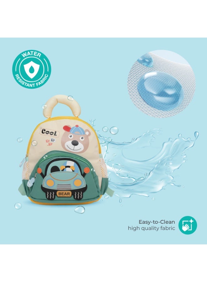 Moon Kids Preschool Backpack Ages 3–6, Fun 3D Bear Design, Lightweight and Waterproof, Soft Padded Shoulder Straps, Ideal for School, Lunch, Daycare, and Travel for Toddler Boys and Girls - Image 5