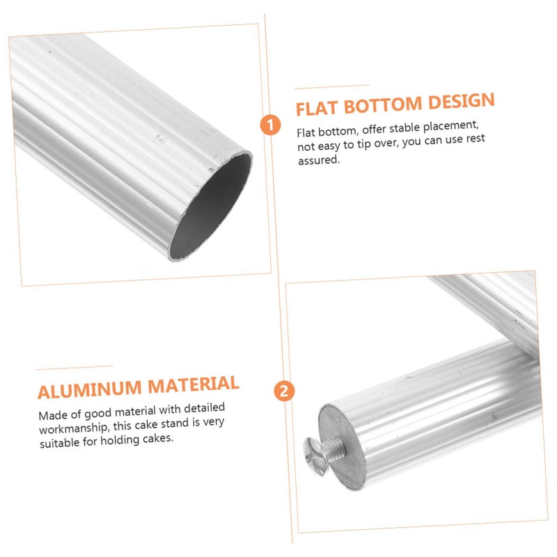 Cake Support Rods For Multi Layer Cake Display Sturdy 6 Inch Stainless Steel - Image 4